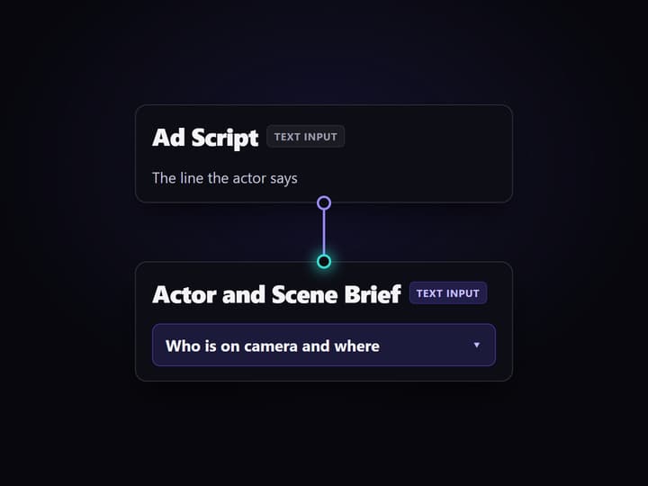 Write the script and the casting brief