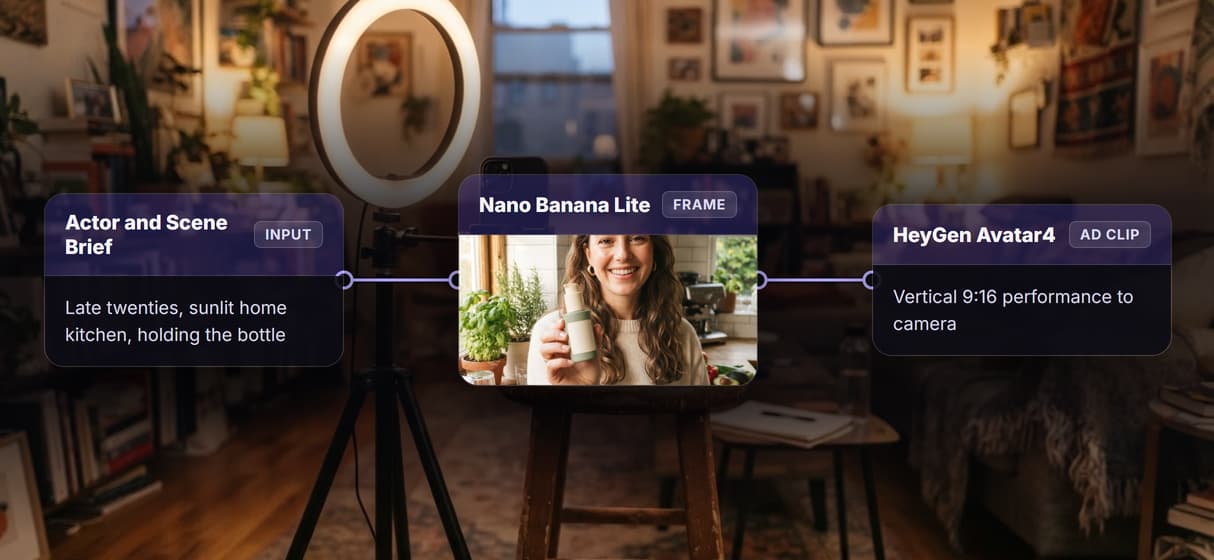 A UGC ad is a graph, not a template