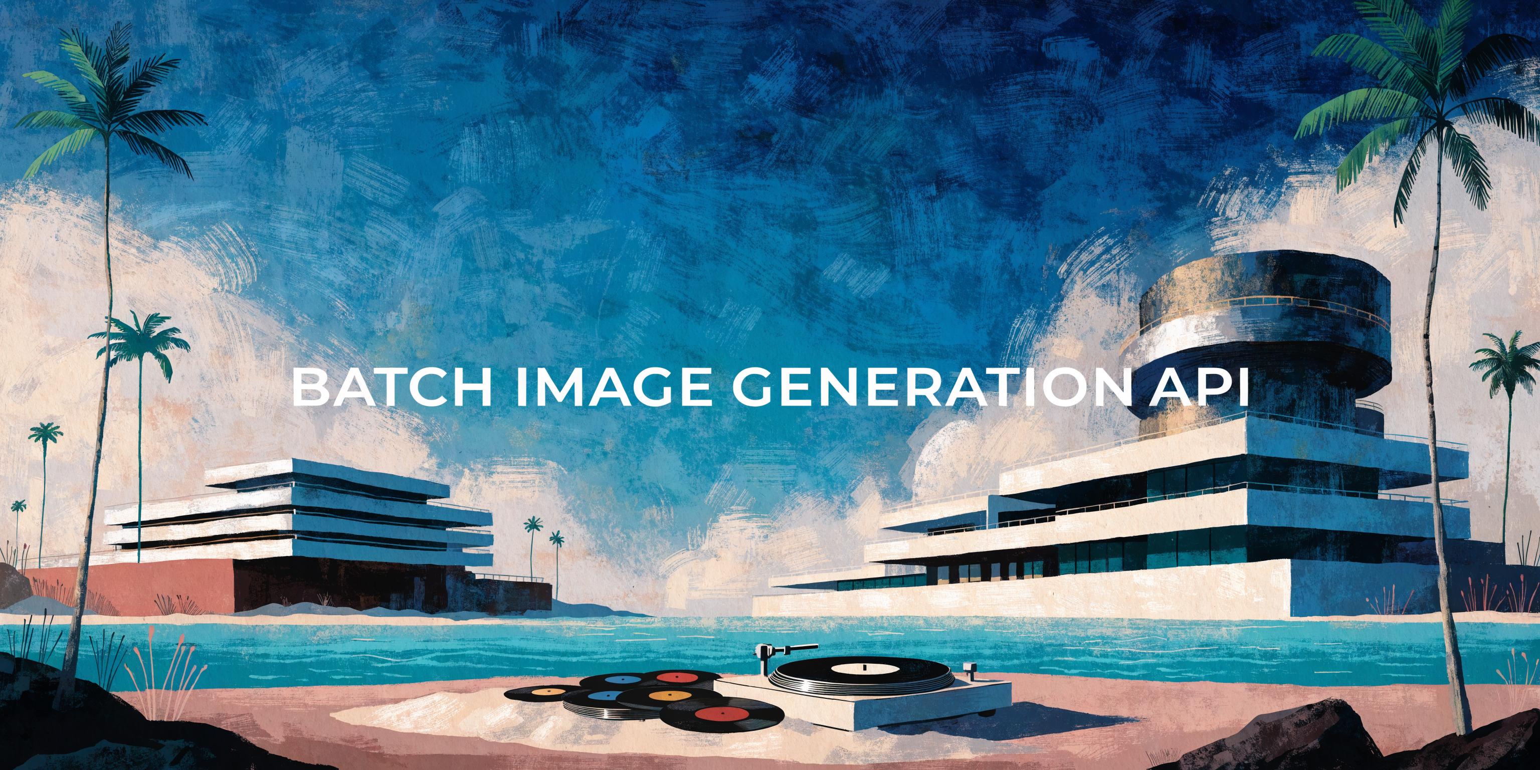 Batch Image Generation API
