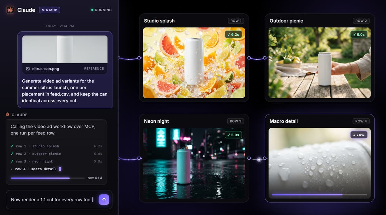 Bulk Video Ad API