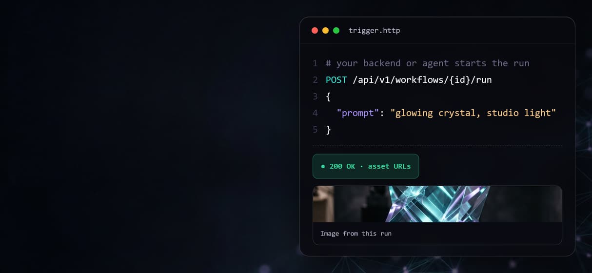 Run it from your own code