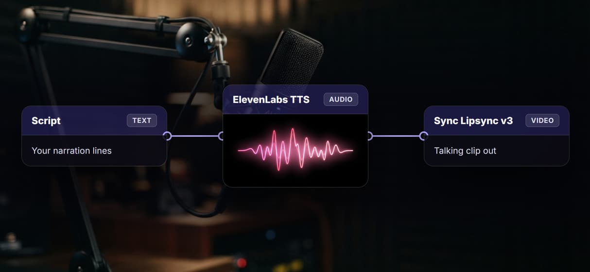 Voice is one node in a bigger pipeline