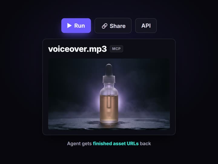 Call it from your agent
