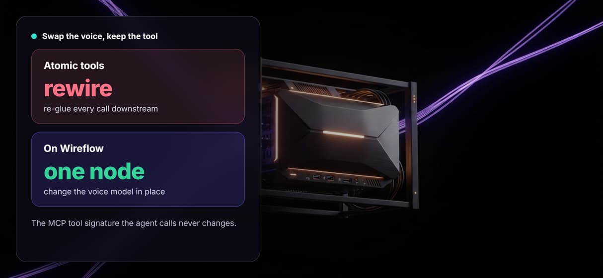 Swap or stack voice models