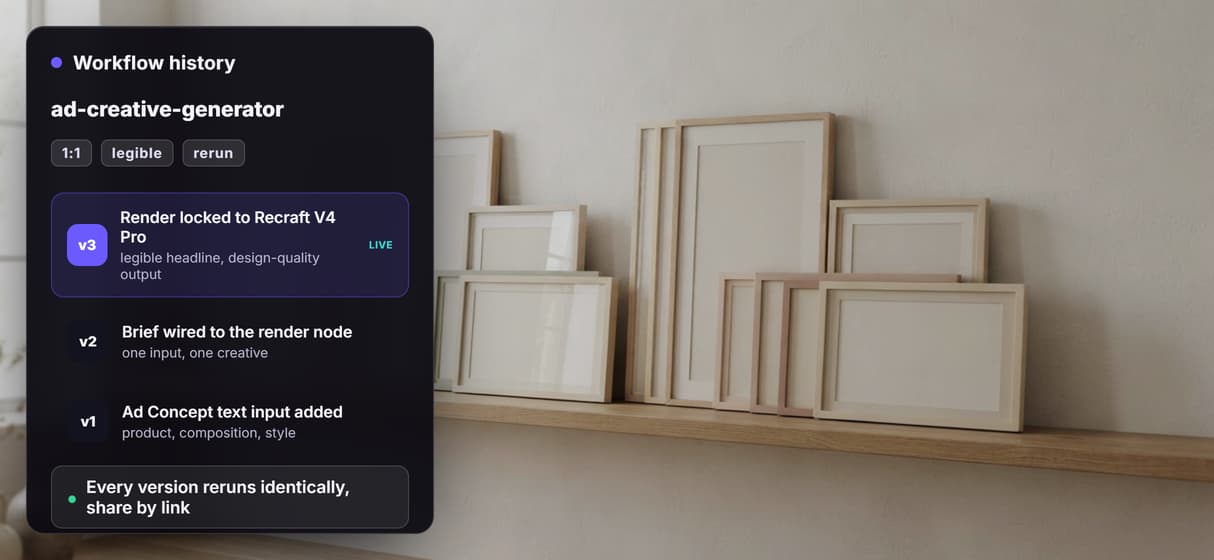 Reruns are identical, and it is an API and MCP tool
