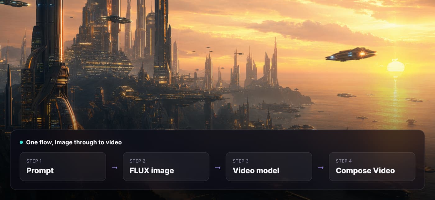 Chain Image Into Video