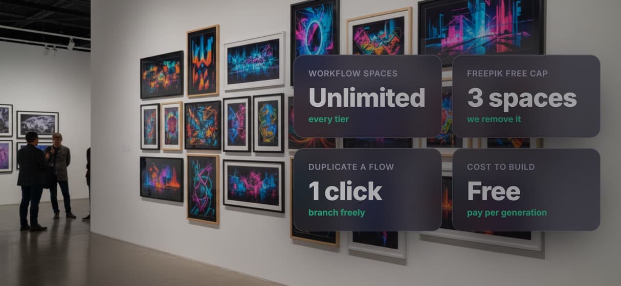 Unlimited spaces on every plan