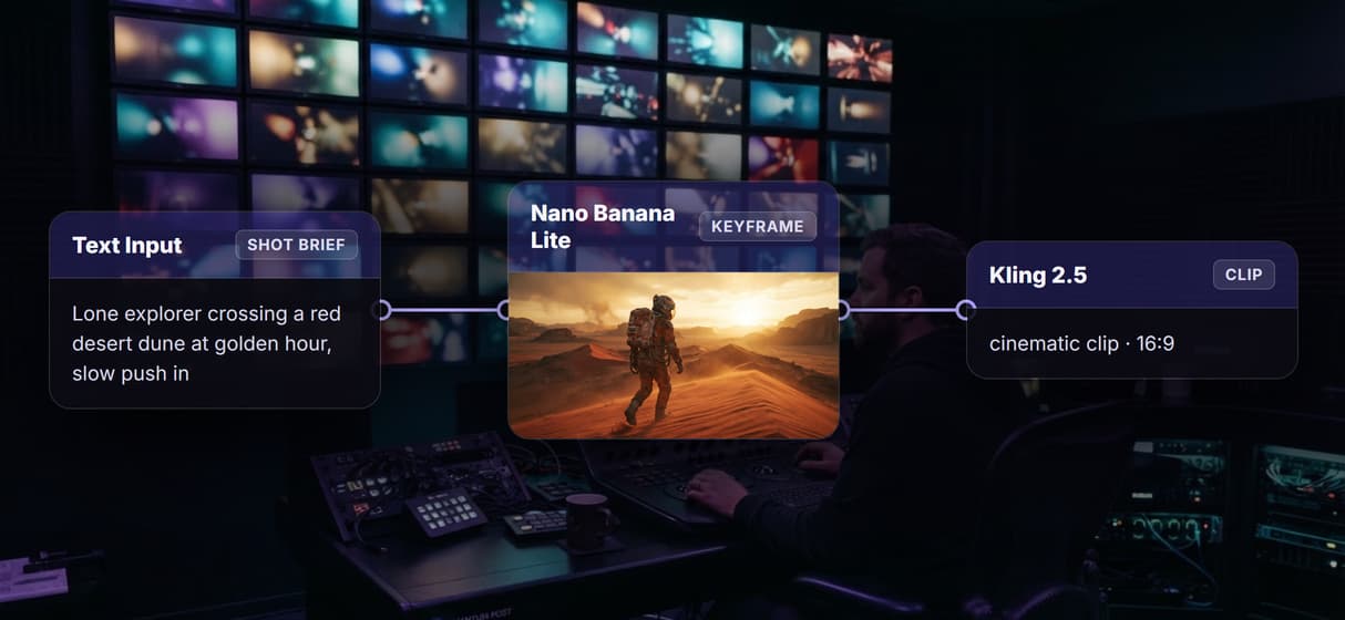 A film pipeline you own, not one app you rent