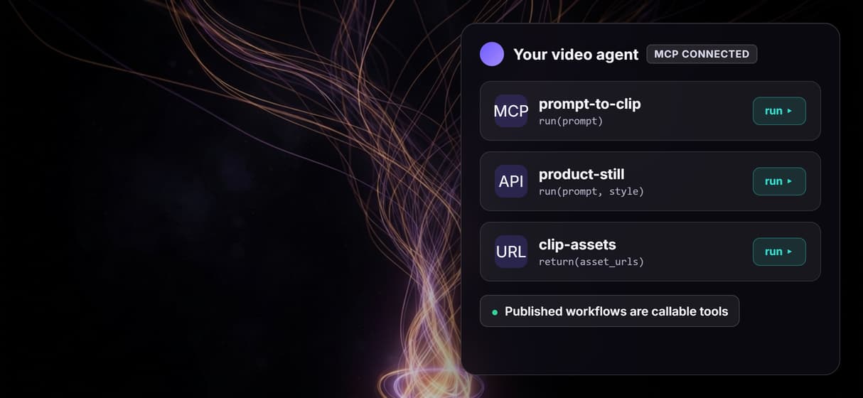 Every workflow is an MCP tool