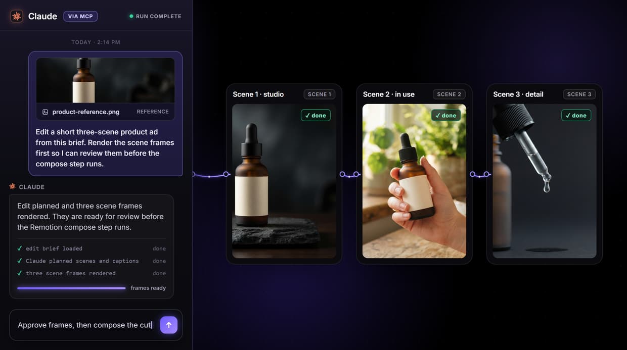 Headless Video Editor for Automation