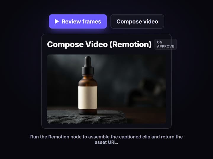 Compose the final cut