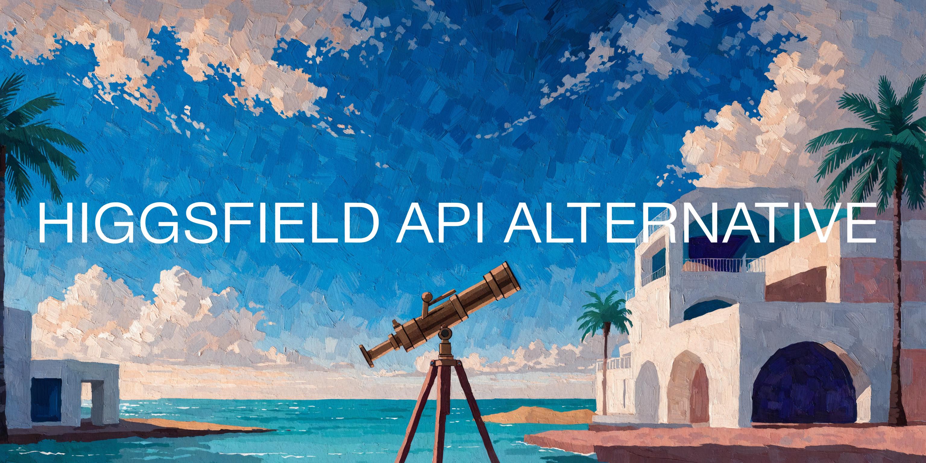 Higgsfield API Alternative