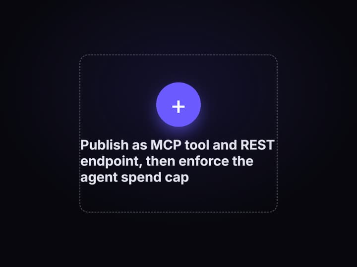 Publish the agent tool