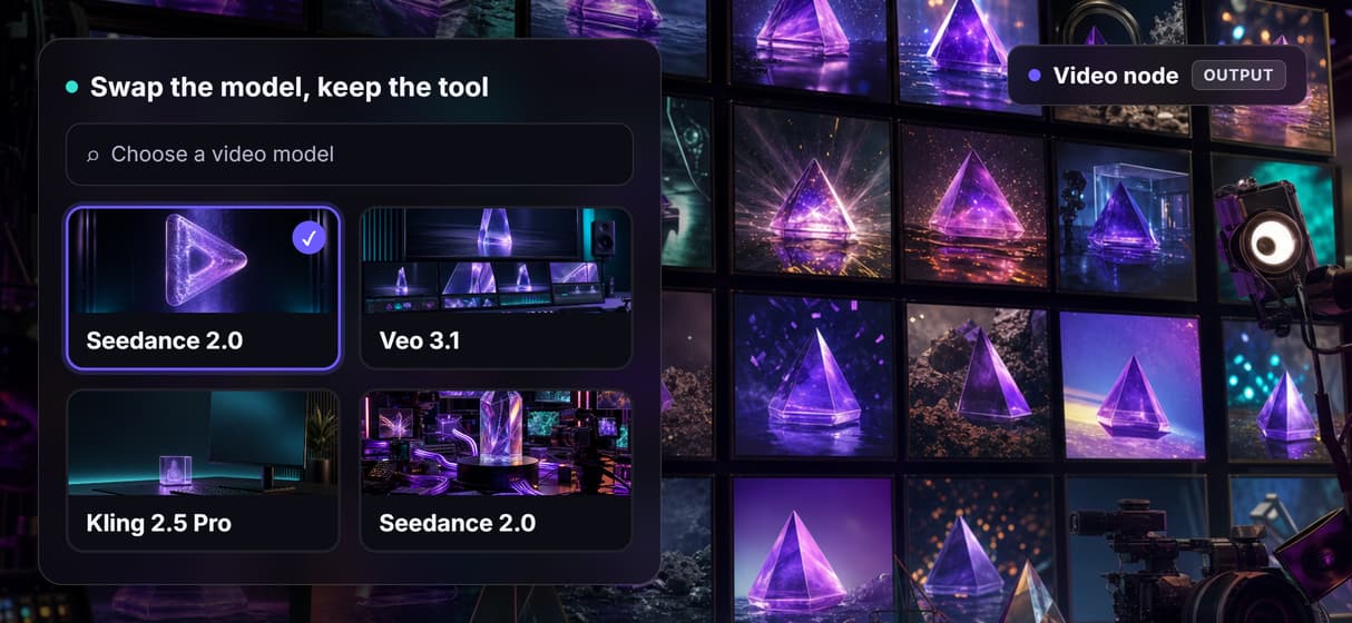 Swap models, keep the tool