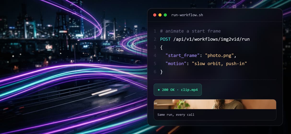 Every run is an API and MCP tool