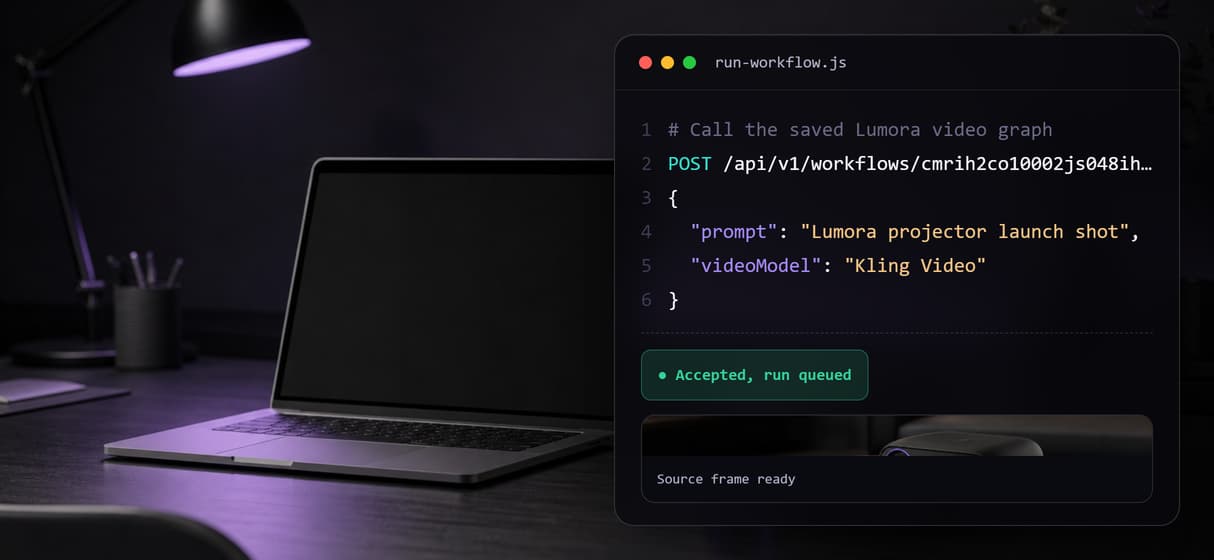 Call one saved workflow