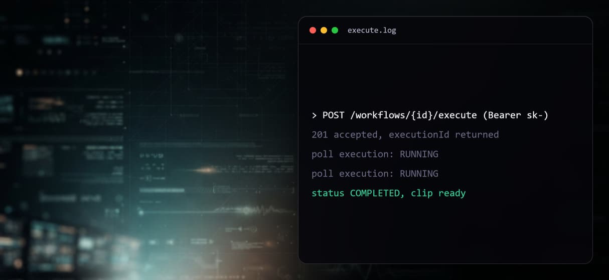 Async execution with polling