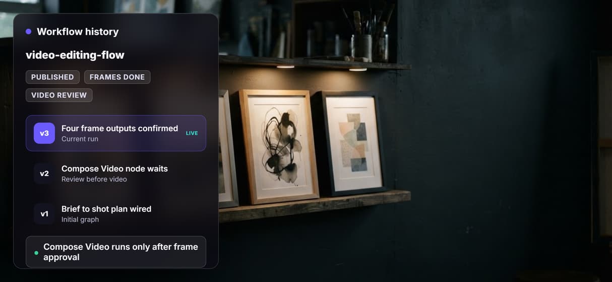 Compose waits for approval