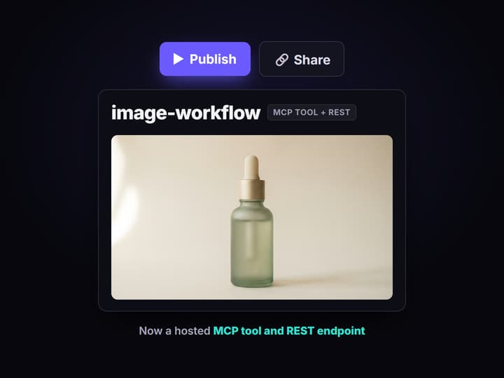 Publish it as a tool