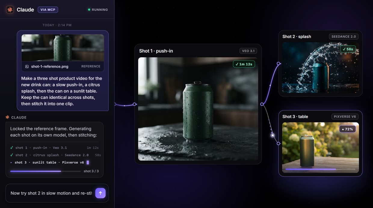 Multi Shot Video Stitching API