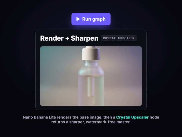 Render and sharpen