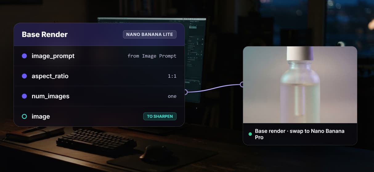Swap a node, keep the graph
