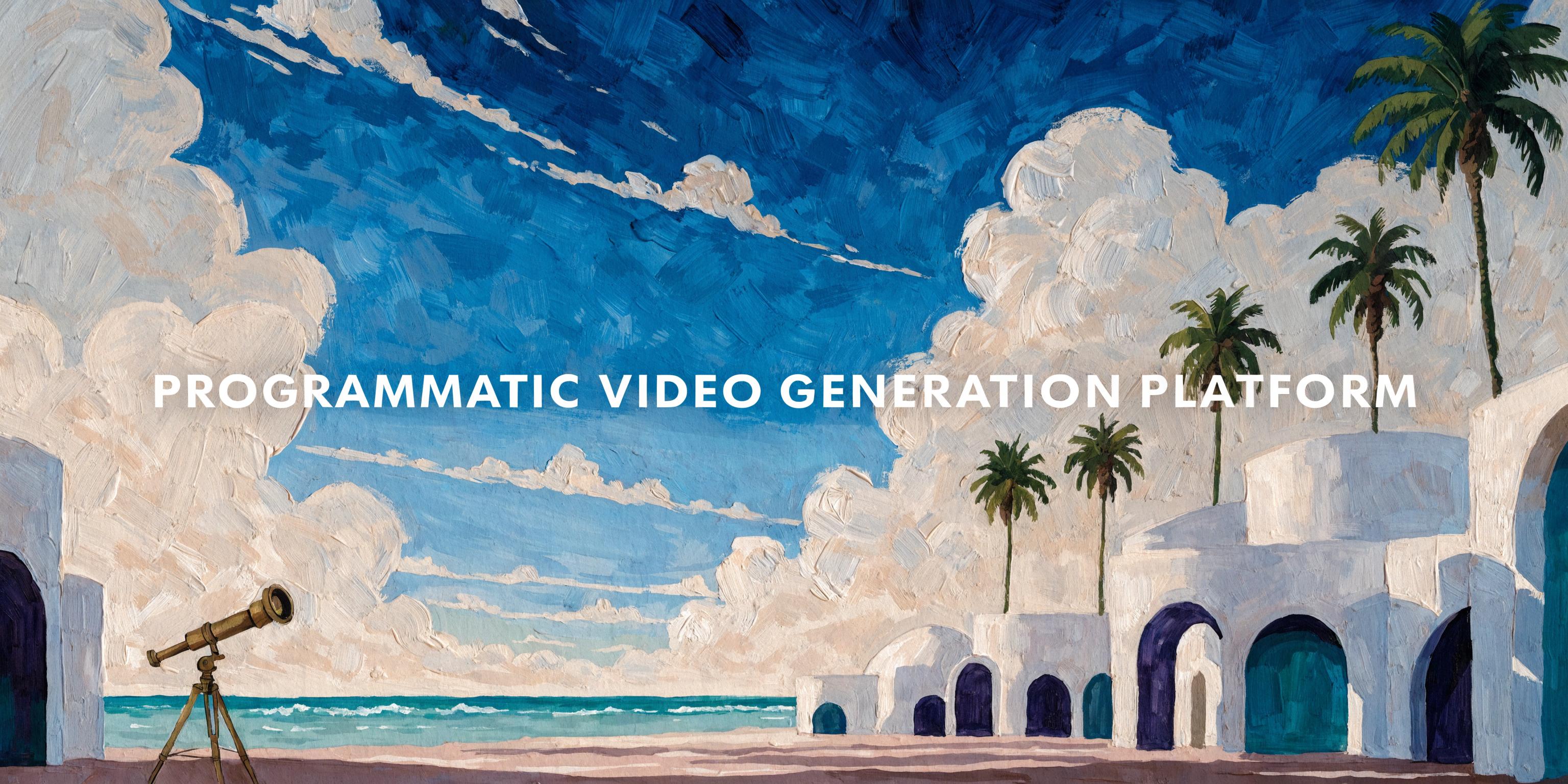 Programmatic Video Generation Platform