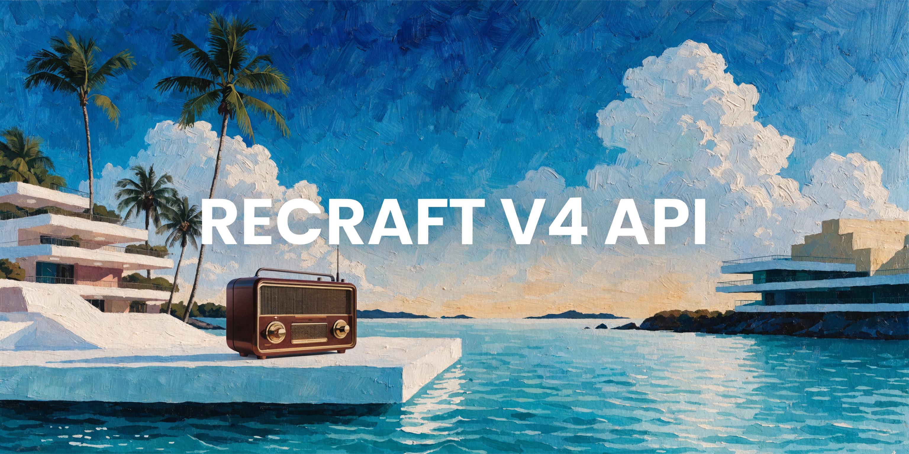 Recraft V4 API