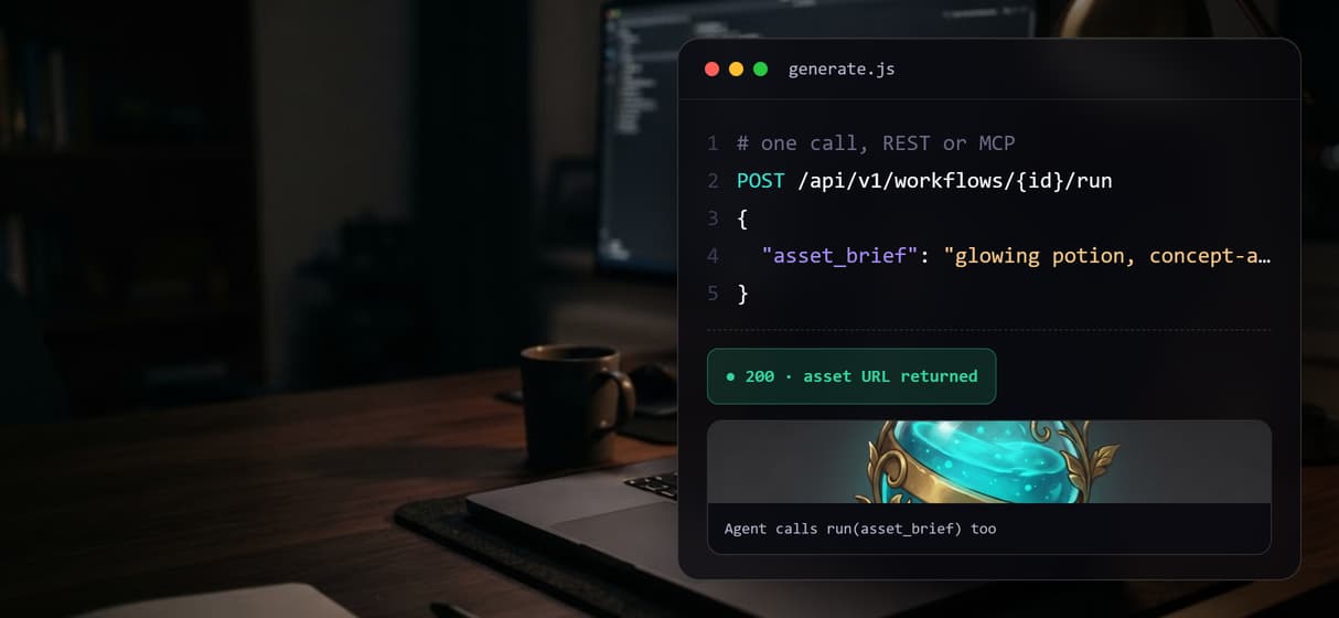 REST endpoint plus MCP tool