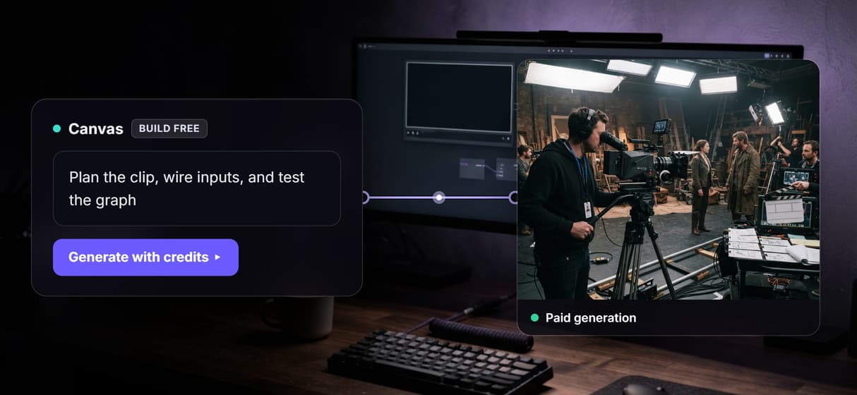 Build free, pay to generate