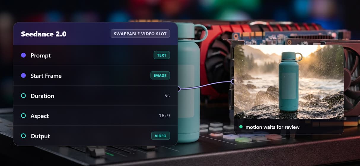 Keep one swappable video slot