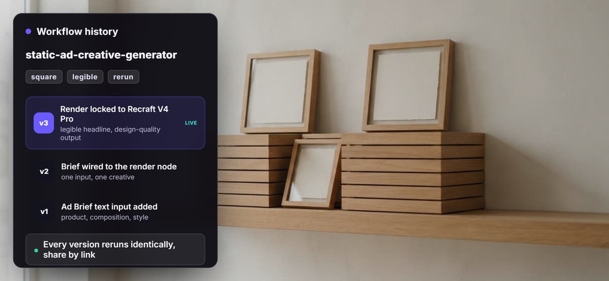 Reruns are identical, and it is an API and MCP tool