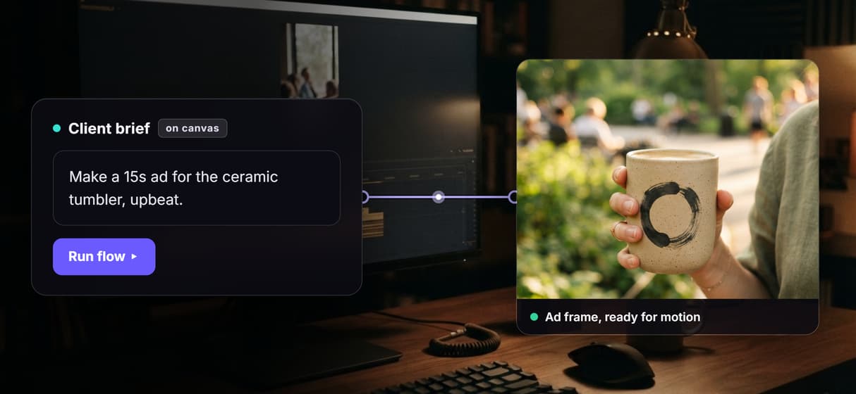 Ads and films from one flow