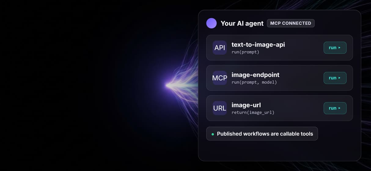 Or let an AI agent call it