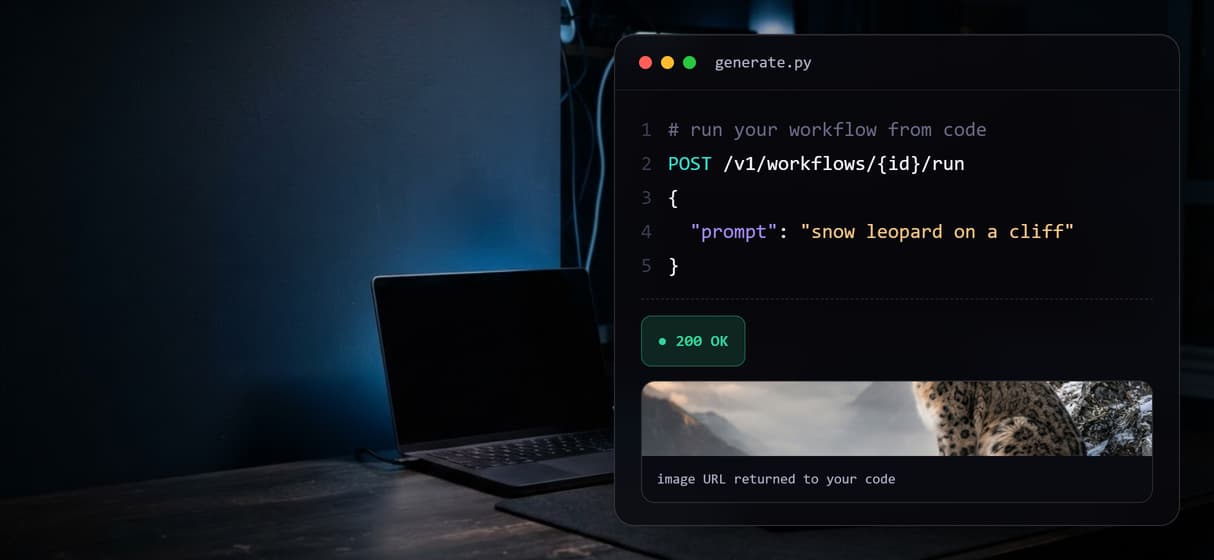 Every workflow is a REST endpoint and MCP tool