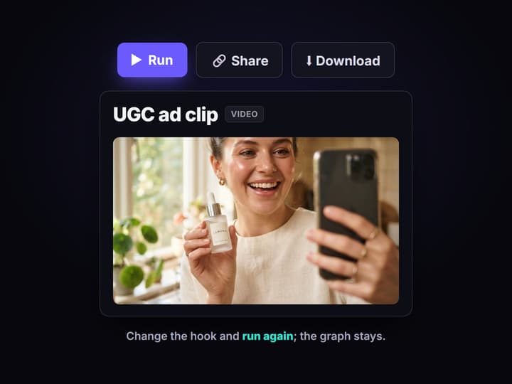 Download it and run it as an ad