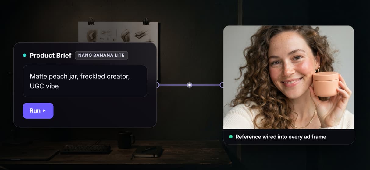 Lock the product with a reference