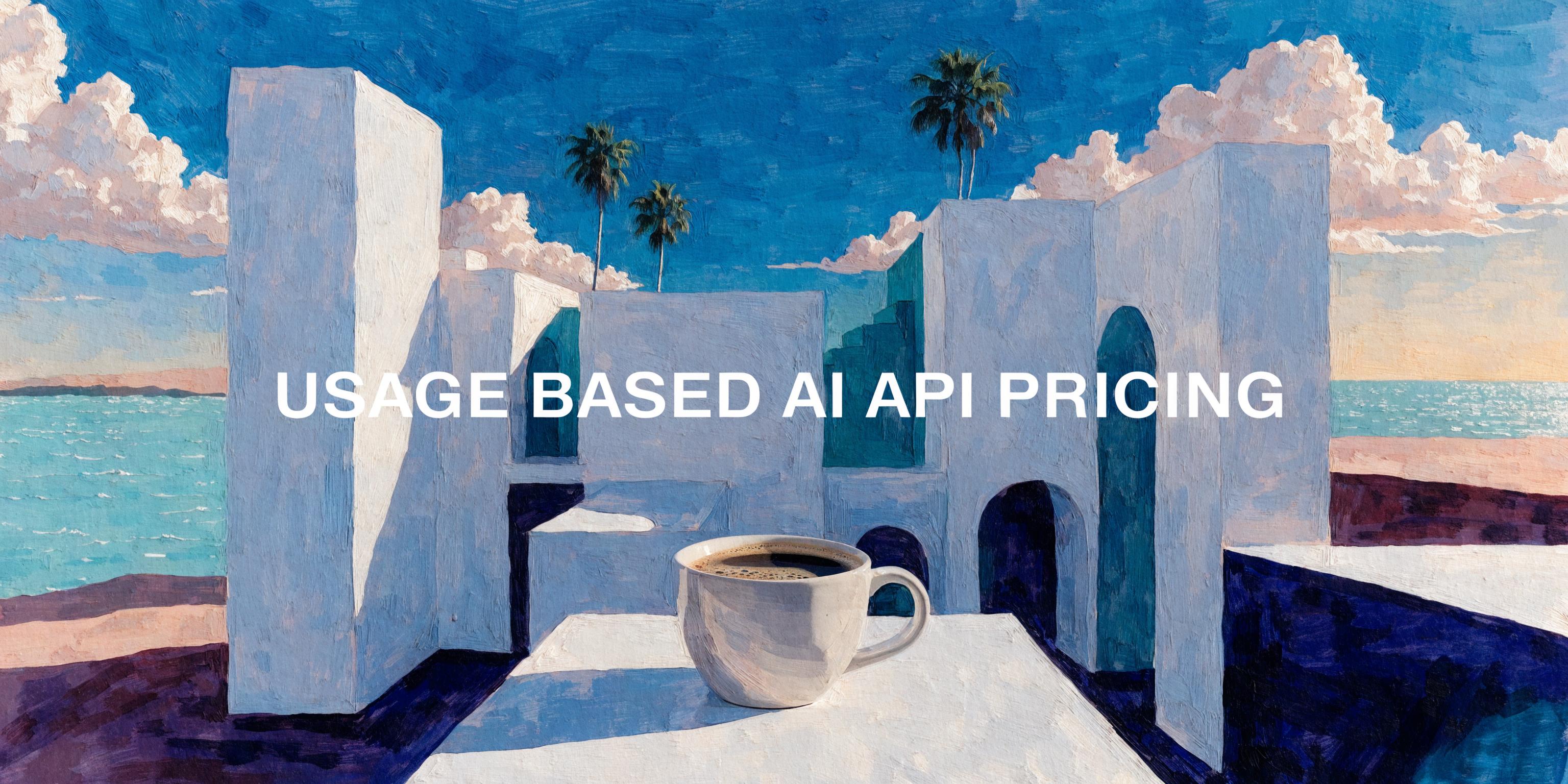Usage Based AI API Pricing