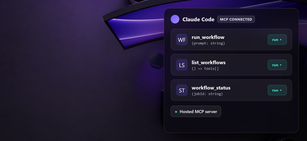 MCP-native for Claude Code and Cursor