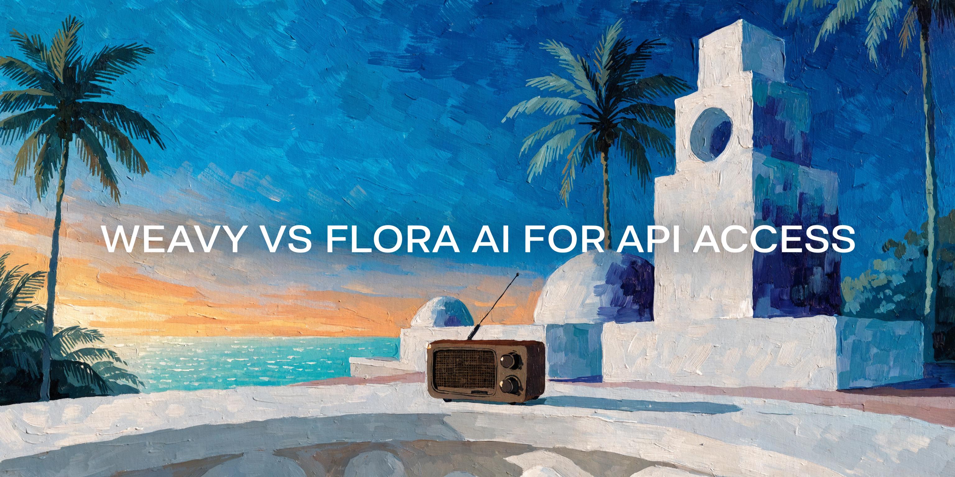 Weavy (now Figma Weave) vs Flora AI for API Access