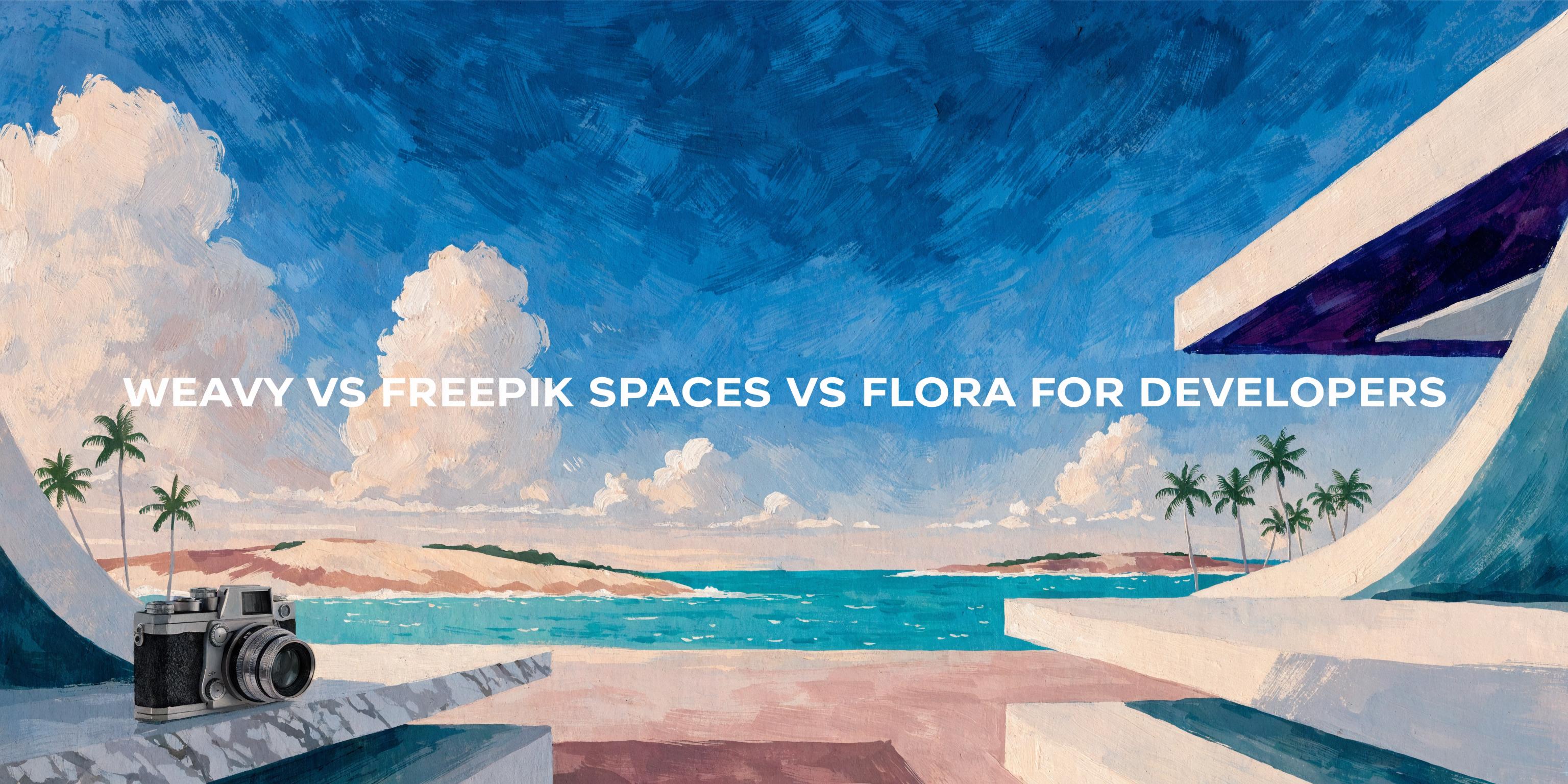 Weavy (now Figma Weave) vs Freepik Spaces vs Flora for Developers